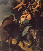 Carducci, Bartolommeo The Flight into Egypt oil painting artist